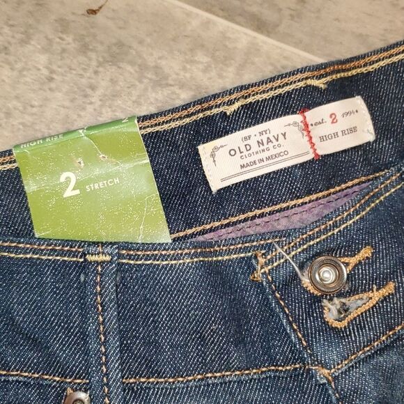 NWT Deadstock Old Navy Zipper Skinny High Rise Jeans - Picture 2 of 8